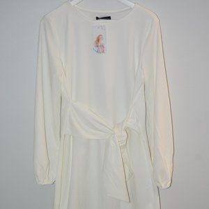 White Tie Front Dress *NEW WITH TAGS*